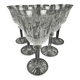 Saint-Louis, 6 cut crystal water glasses in the Tommy model, perfect condition.