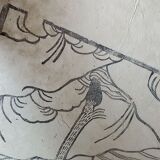 Japanese print, modern reprint on rice paper