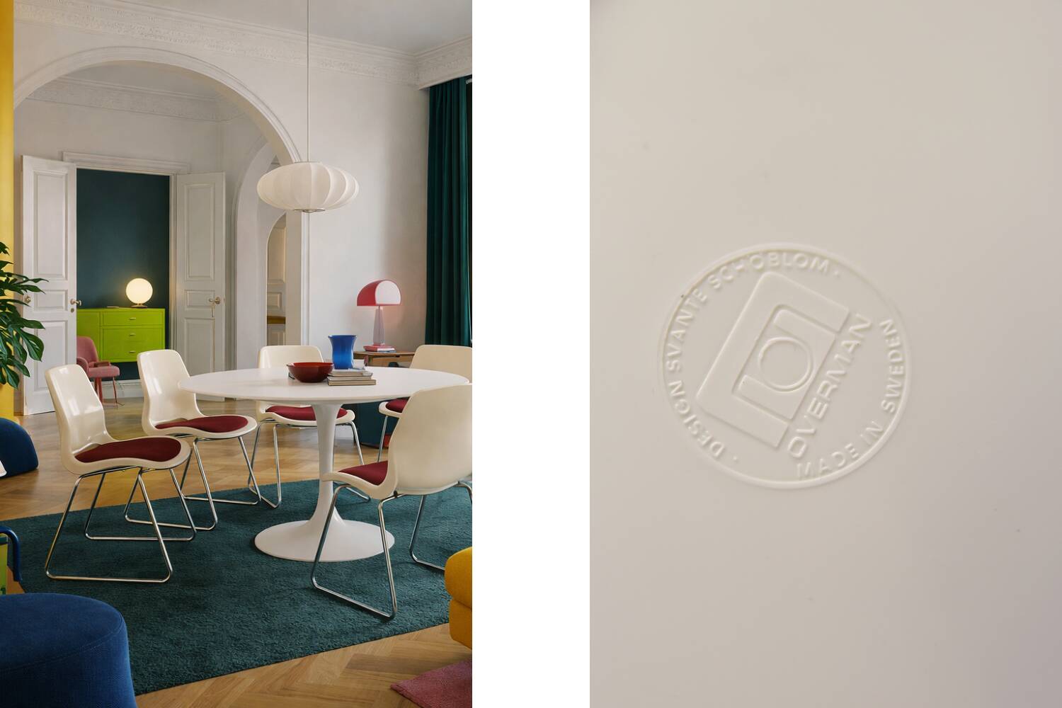 Mid-Century Modern Scandinavian Chairs by Svante Schöblom for Overman