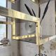 Brass shelf 1970 Belgo Chrom regency