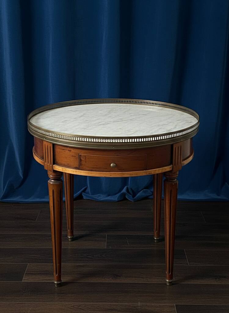 "Louis XVI style 'bouillotte' table"
