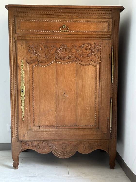 Solid wood Norman-style jam cupboard