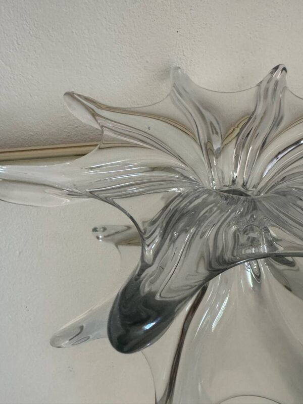 Coupe étoile en cristal de Vannes, années 60