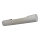 Vintage white lacquered metal tubular wall light, France 1970s