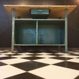 Wood and metal workbench