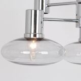 Lustre Sputnik Chrome by Doria, Germany, 1960s