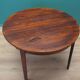 Round rosewood table, Danish design, 1960s, production: Denmark