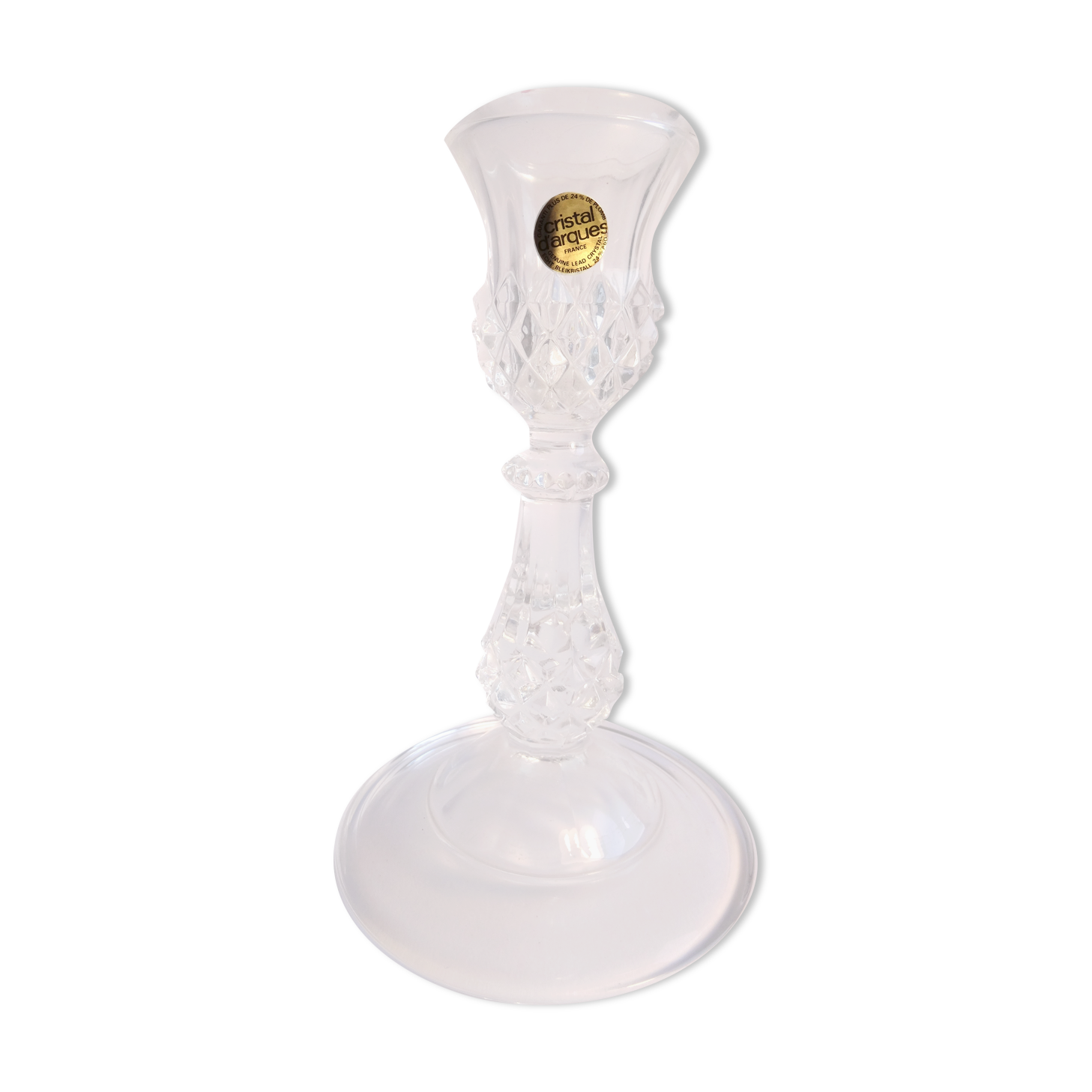 Arques crystal candle holder