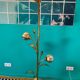 Vintage flower floor lamp