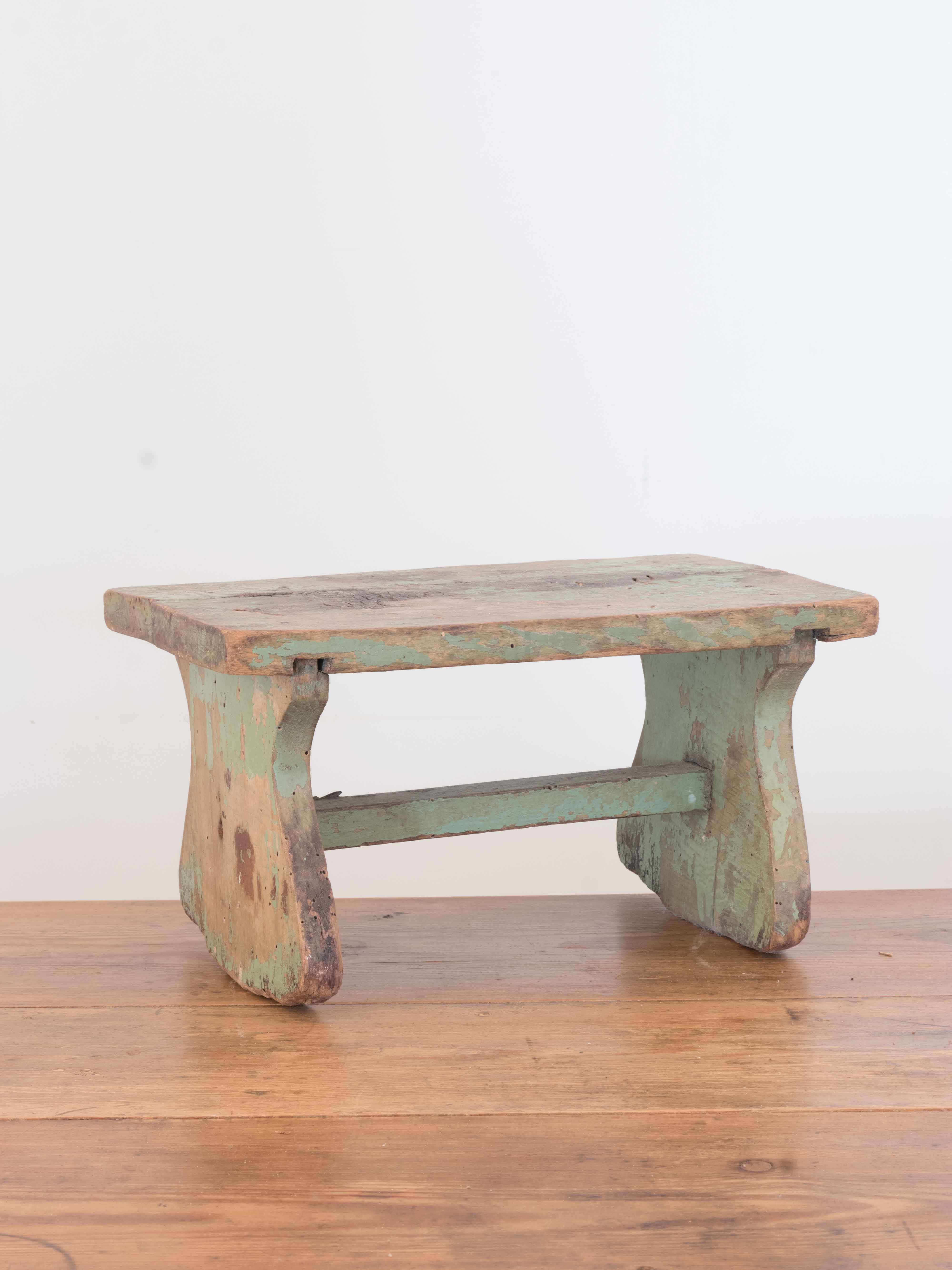 Rustic rocking stool