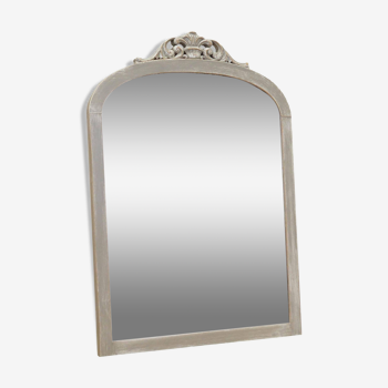 Mirror in pine frame, Danish design, 1960s, production: Denmark