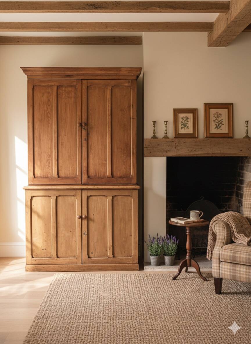 Parisian sideboard in solid wood