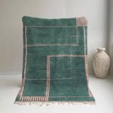 Tapis beni ouarin fait main traditionnelle taille 150 x 250 cm