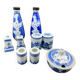 Elegant table set, Chinese porcelain, blue and white, condiments.