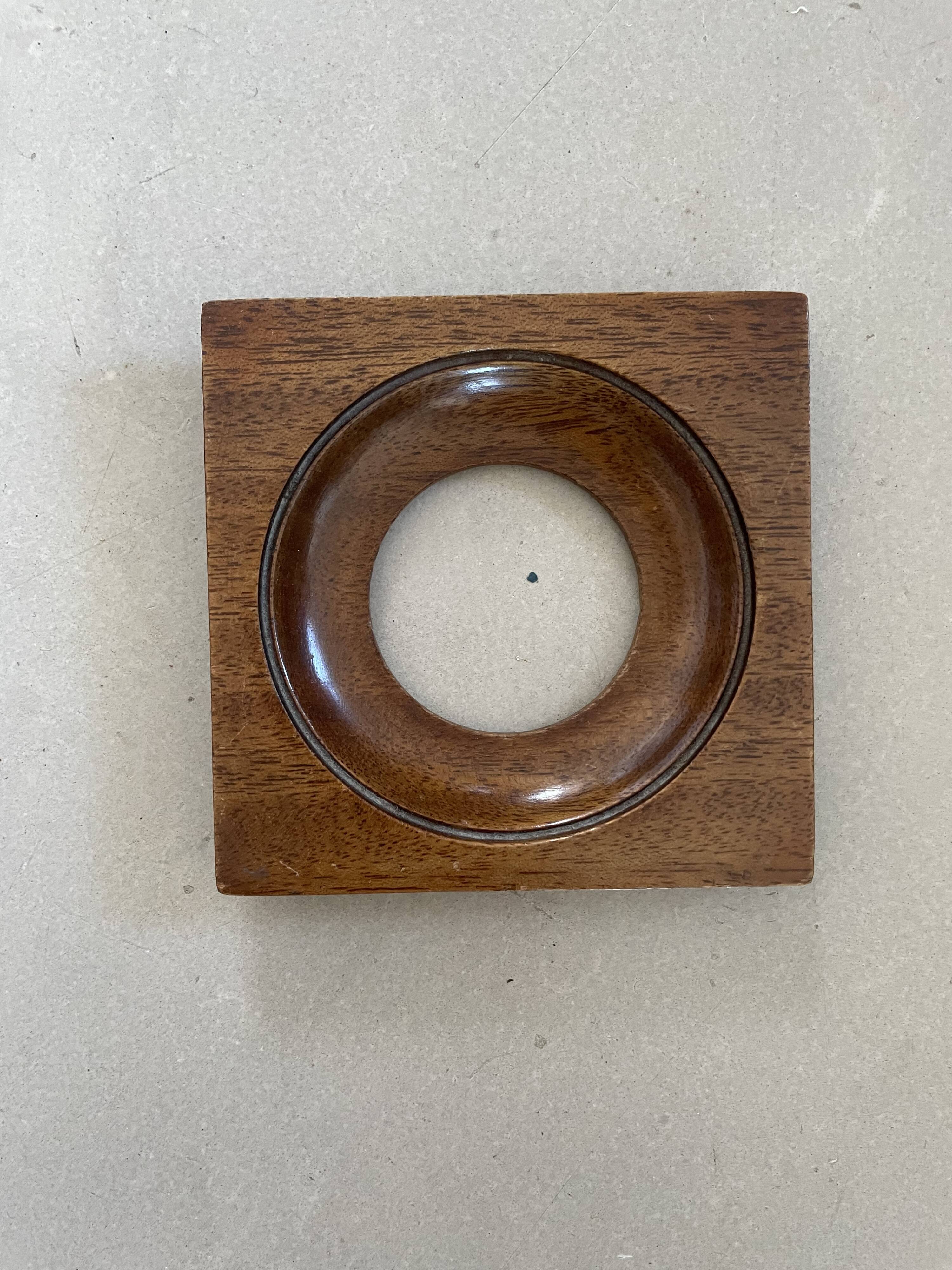 Small old square wooden frame