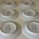 6 Christofle dessert plates, vintage Parma model