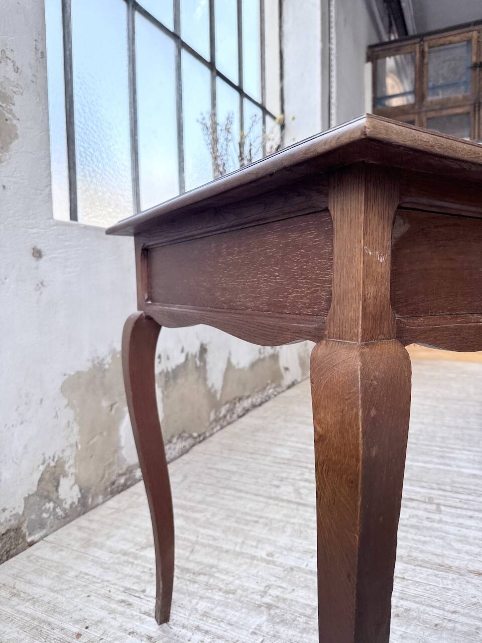 Console bureau en chêne 1960