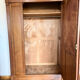 Art deco cabinet raw wood
