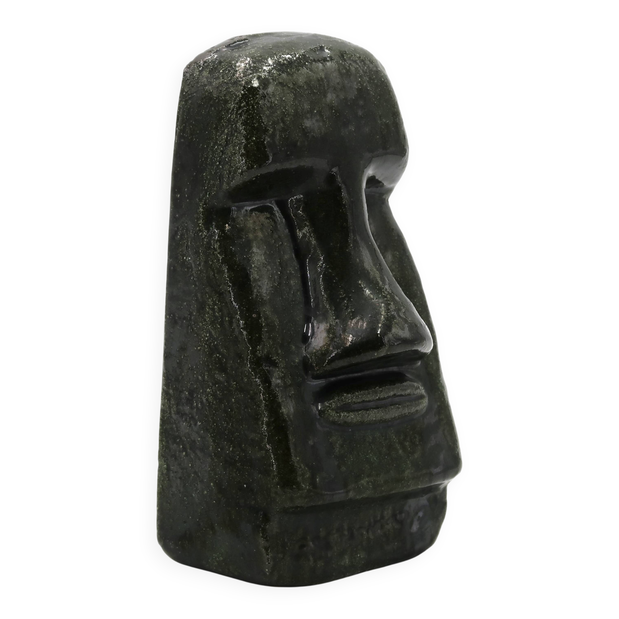 Giant ceramic sculpture from Easter Island, 1970s