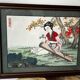 Paires de panneaux muraux chinois Geisha