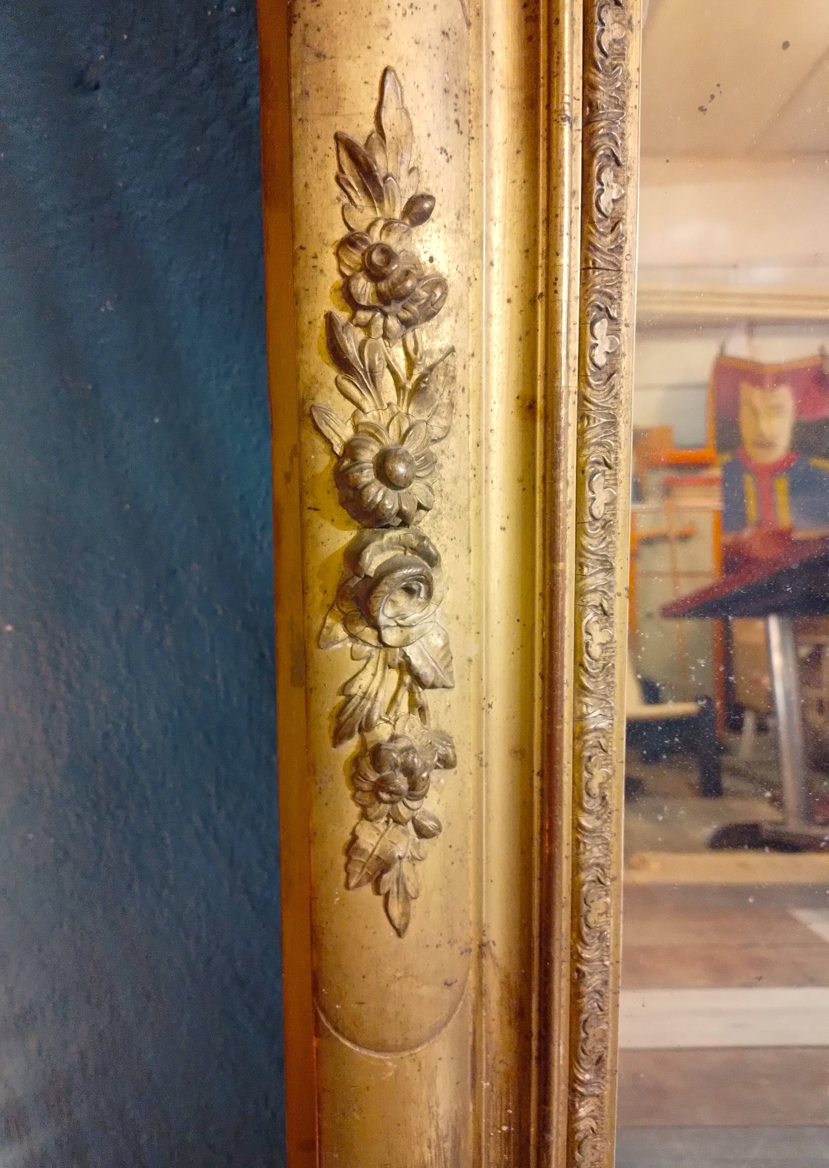 19th century wall or table mirror
