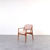 Mid-Century Teak & Wool Ella Armchair by Arne Vodder for Vamo Sønderborg, 1