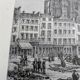 Beauvais, Oise, gravure vintage, imprimée en 1883