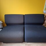 Herman Miller modular armchair – Don Chadwick – black fabric