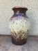 Former germany ceramics vase brown - beige 70s vintage