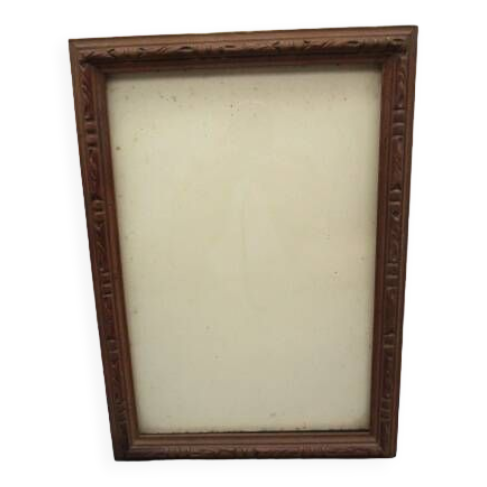 Old frame in worked wood