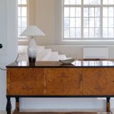 Art Nouveau ceramic table lamp Rörstrand Sweden, 1900