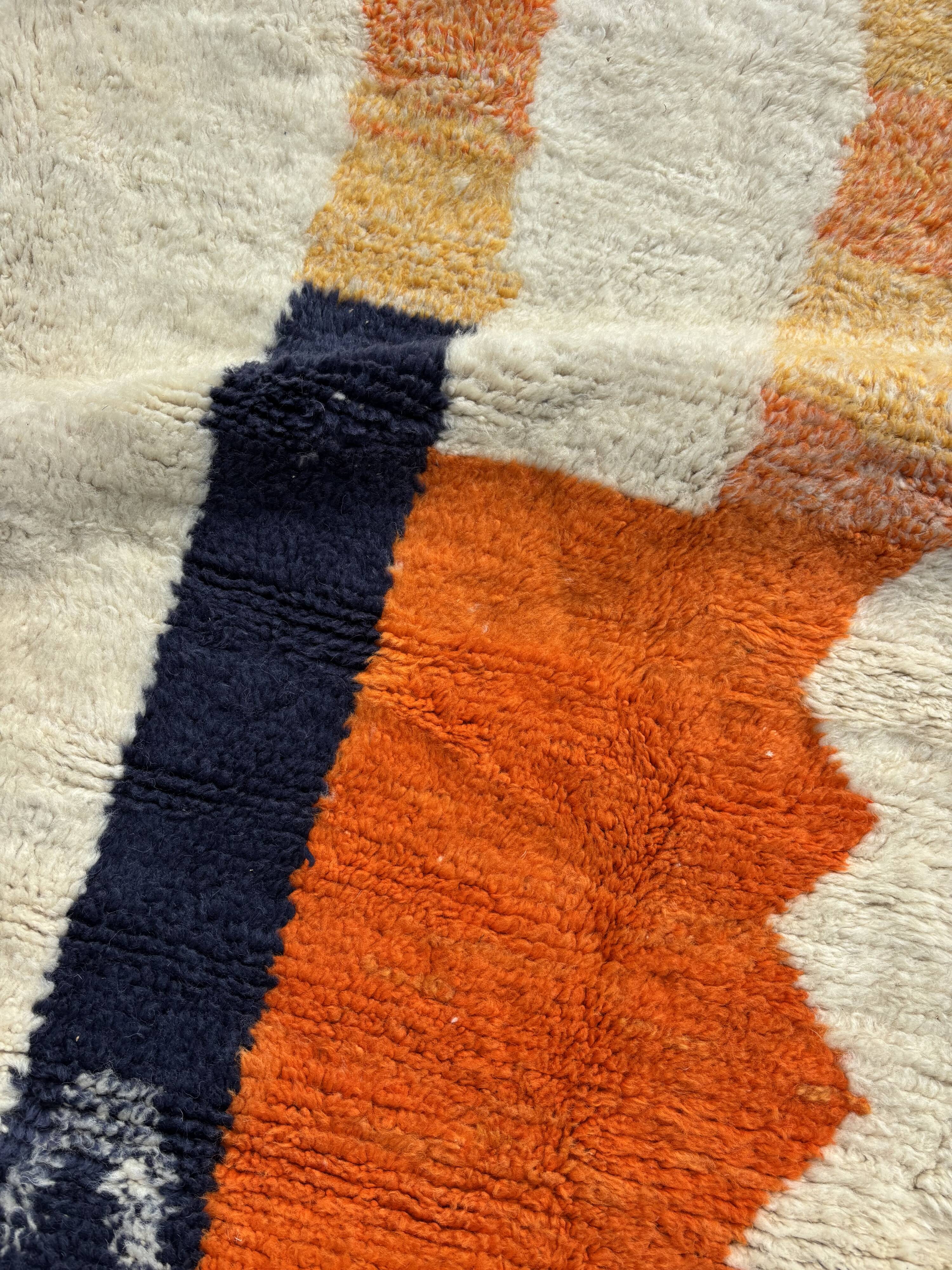 Beni M'rirt Berber rug 250 × 250 cm – Natural wool – Handmade in Morocco