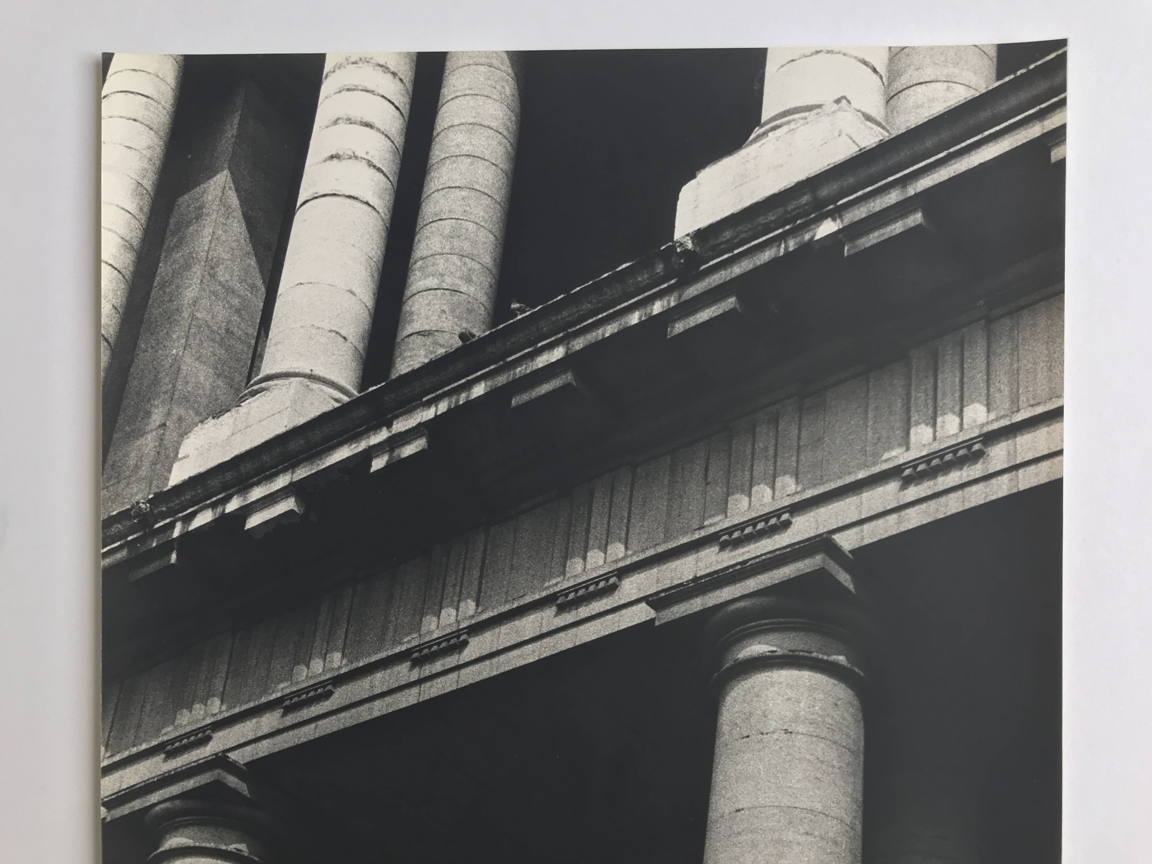 Rosine NUSIMOVICI, Untitled (Columns), c 1980. Black and white silver print