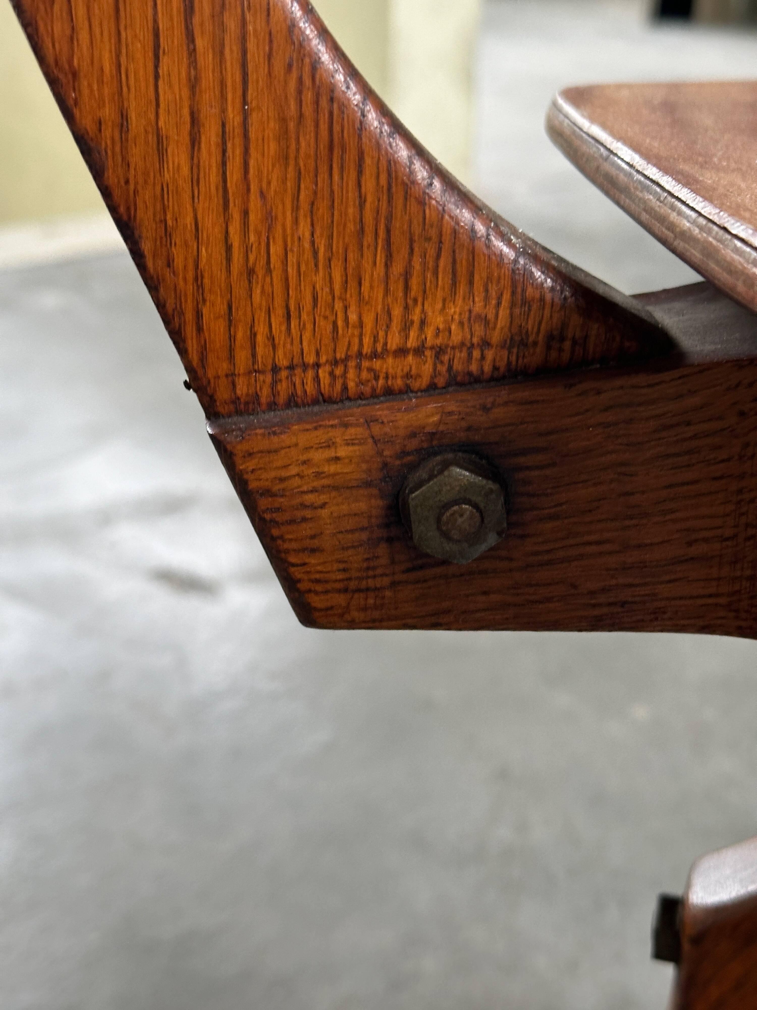 Industrial wooden chair 1920s