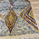 Tapis berbère coloré