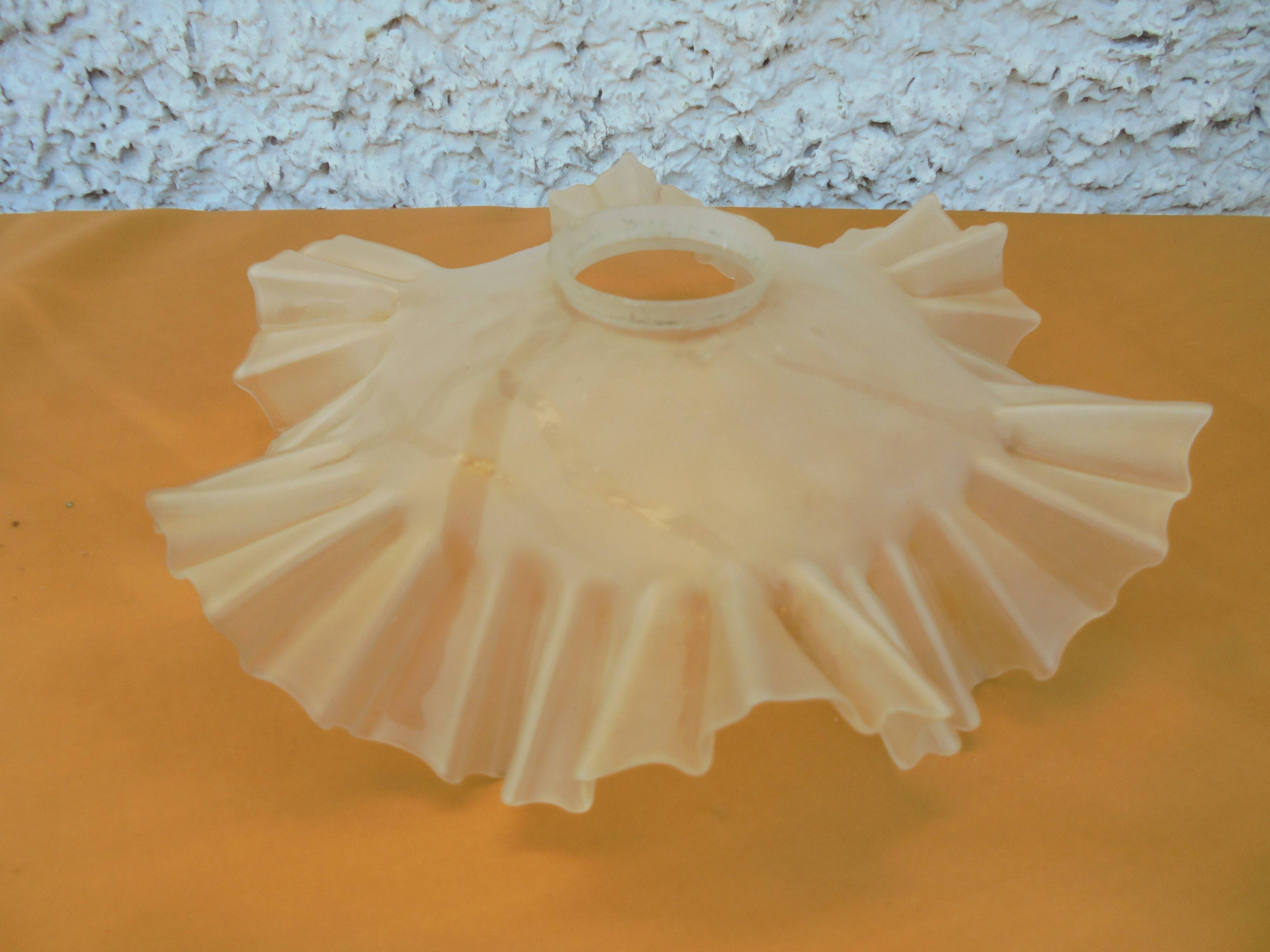 Opaque glass suspension lampshade