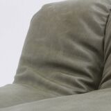 Pagru leather lounge chairs Claudio Vagnoni 1P Italy 1971