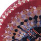 2 assiettes décoratives terre cuite décor marocain faites à la main