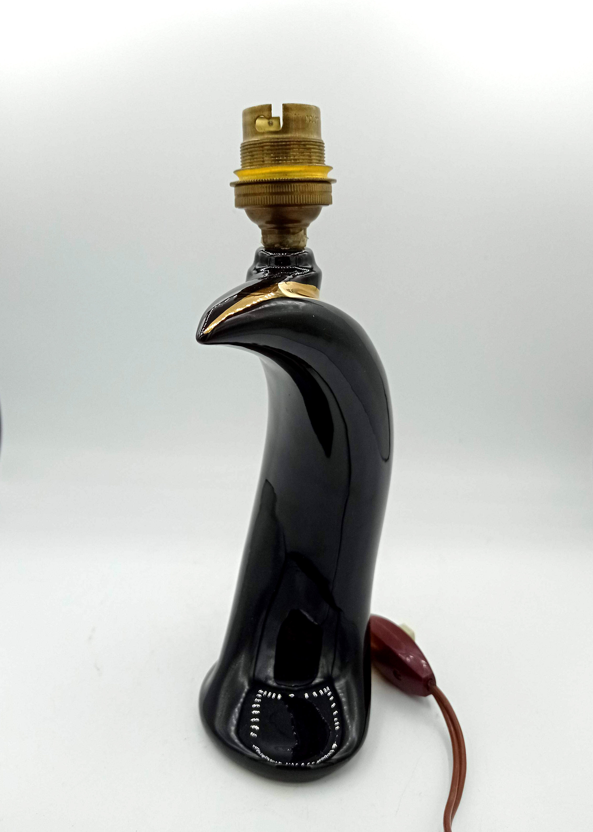 Ceramic lamp 1960 - gold