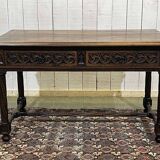 Late 19th century Gothic style oak desk