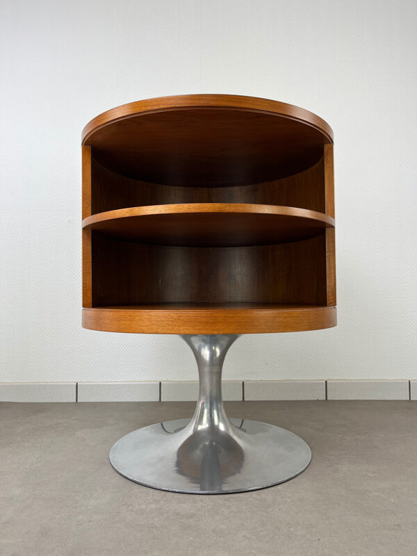 Arkana Maurice Burke, table guéridon pivotant pied tulipe