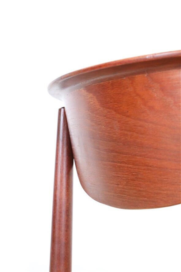 Set of 2 “316” teak/rattan chairs by Peter Hvidt & Orla Mølgaard Nielsen for Søborg Møbler / 1960s