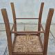 Tabouret paillé Français vintage