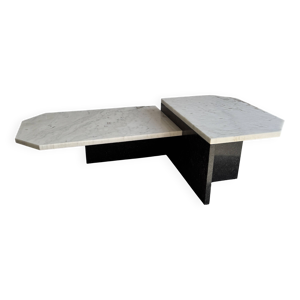 Table basse postmoderne - marbre