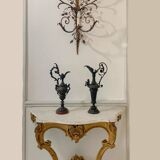 Wall lamp, sword, in the style of the baguès house, circa 1950