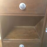 Beech wall unit from the 30s/40s