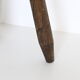 Farm tripod stool, rustic, vintage