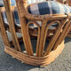 Vintage rattan lounge – sofa and two armchairs – 1960s/70s
