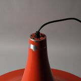 Suspension sorcière XL Massive Lighting, orange laqué, Belgique, 1960s