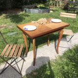 Vintage folding dining table for 2 to 6 diners